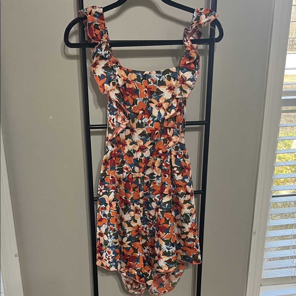 SHEIN Floral Romper - Multicolor